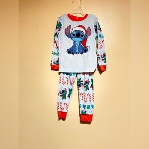Disney Blue and Red Stitch Pajama Set